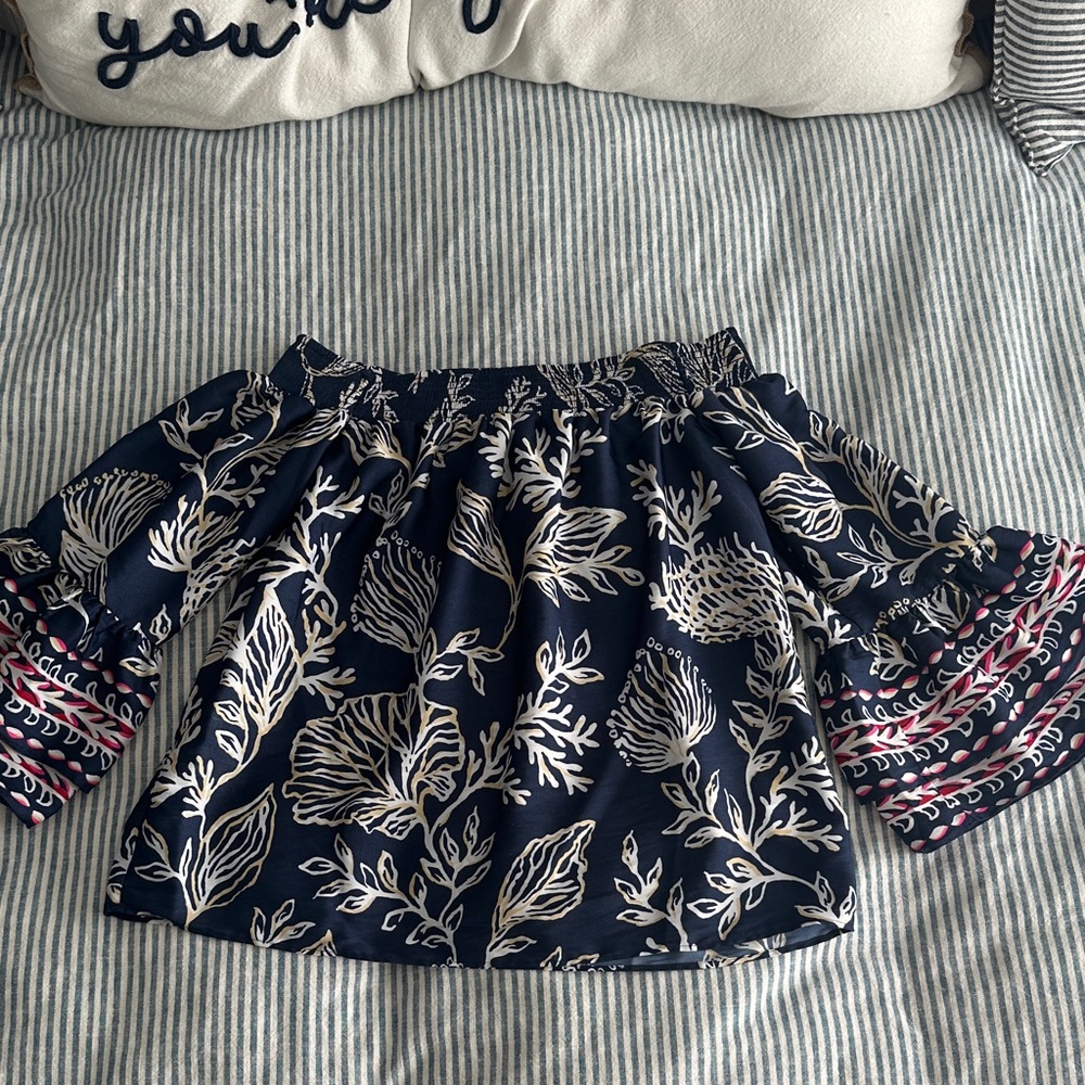 Lilly Pulitzer Kaori Off Shoulder Top